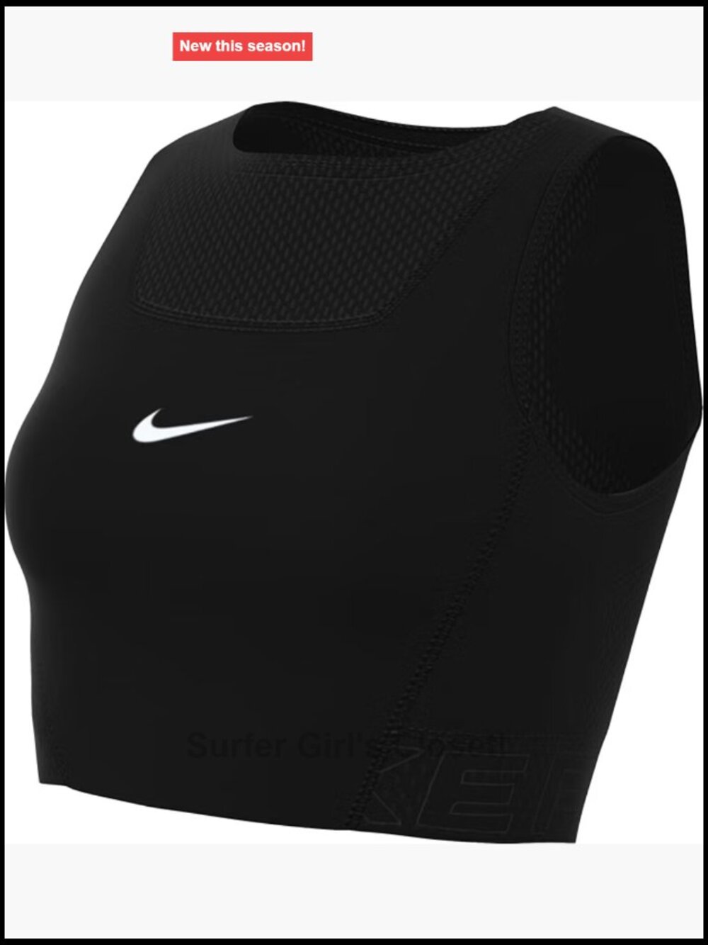 Nike Pro Cropped Dri-FIT Tank Top Athletic Training